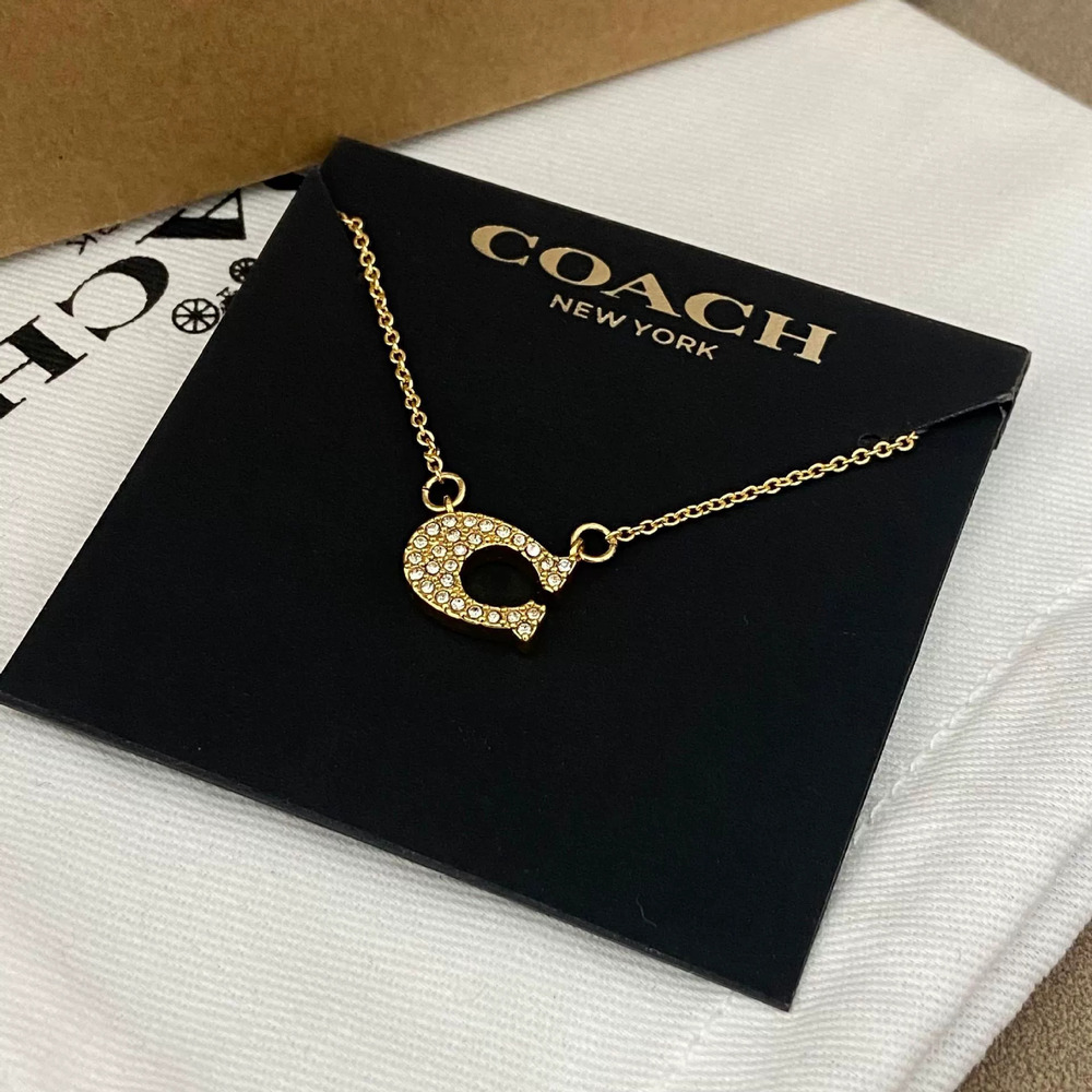 Coach Rhinestone Letter Choker - Picture 3 of 6